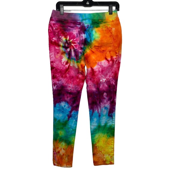Boston Proper Colorful Tie-Dye Skinny Pants - Picture 5 of 7